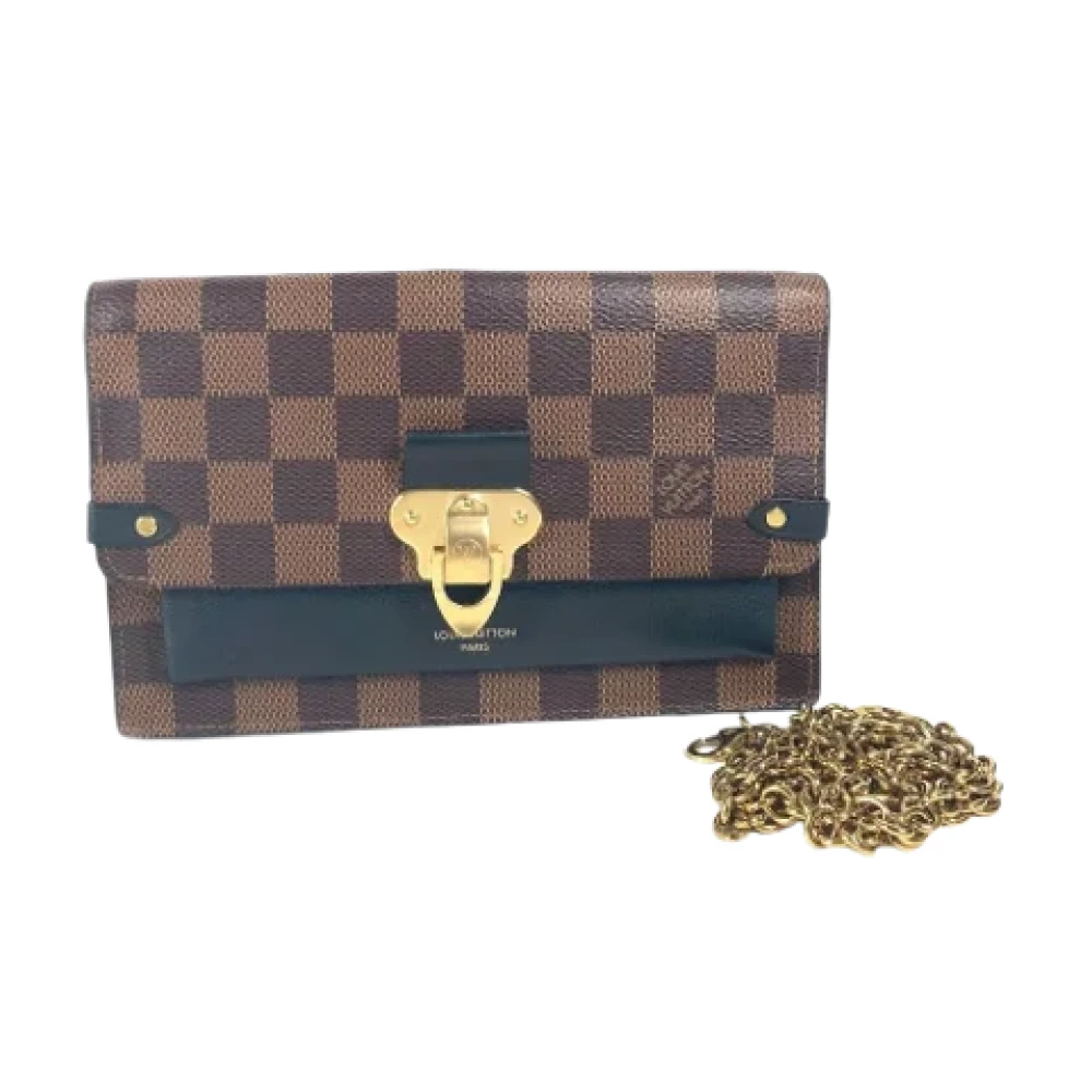 Louis Vuitton Vintage Pre-owned Cotton louis-vuitton-bags Brown Dames