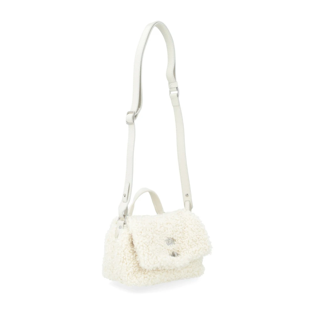 Zanellato Witte Faux Fur Postina Dolly Baby White Dames
