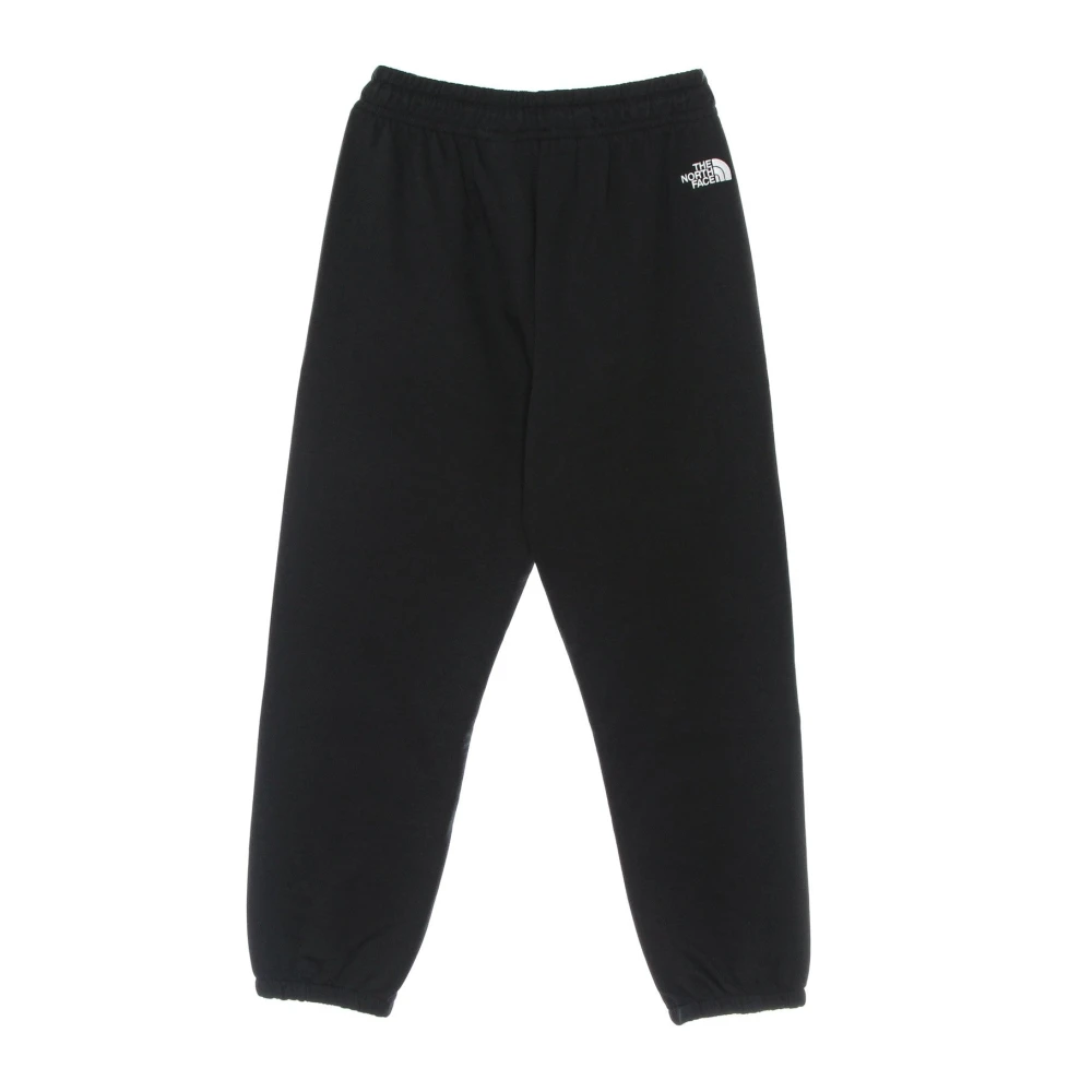 The North Face Zwarte Pluche Oversized Jogger Broek Black Dames