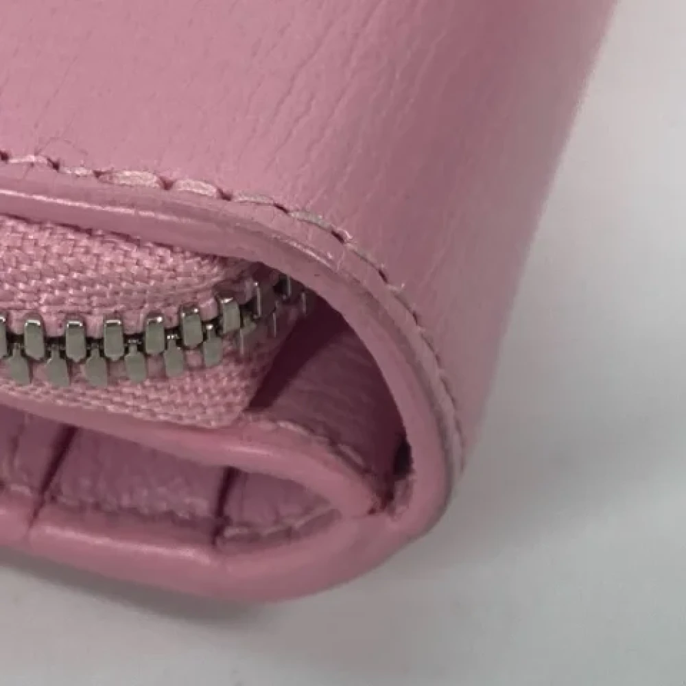 Balenciaga Vintage Pre-owned Leather wallets Pink Dames