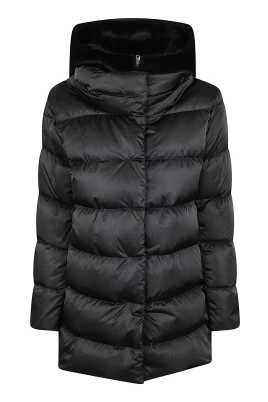 A-shape Satin Down Jacket