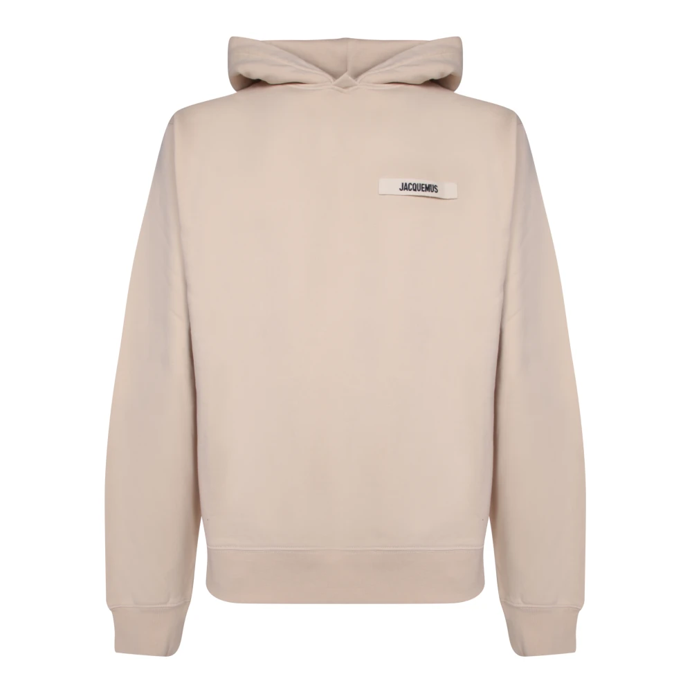 Beige Sweatshirt Stilig Komfortabel Aw24