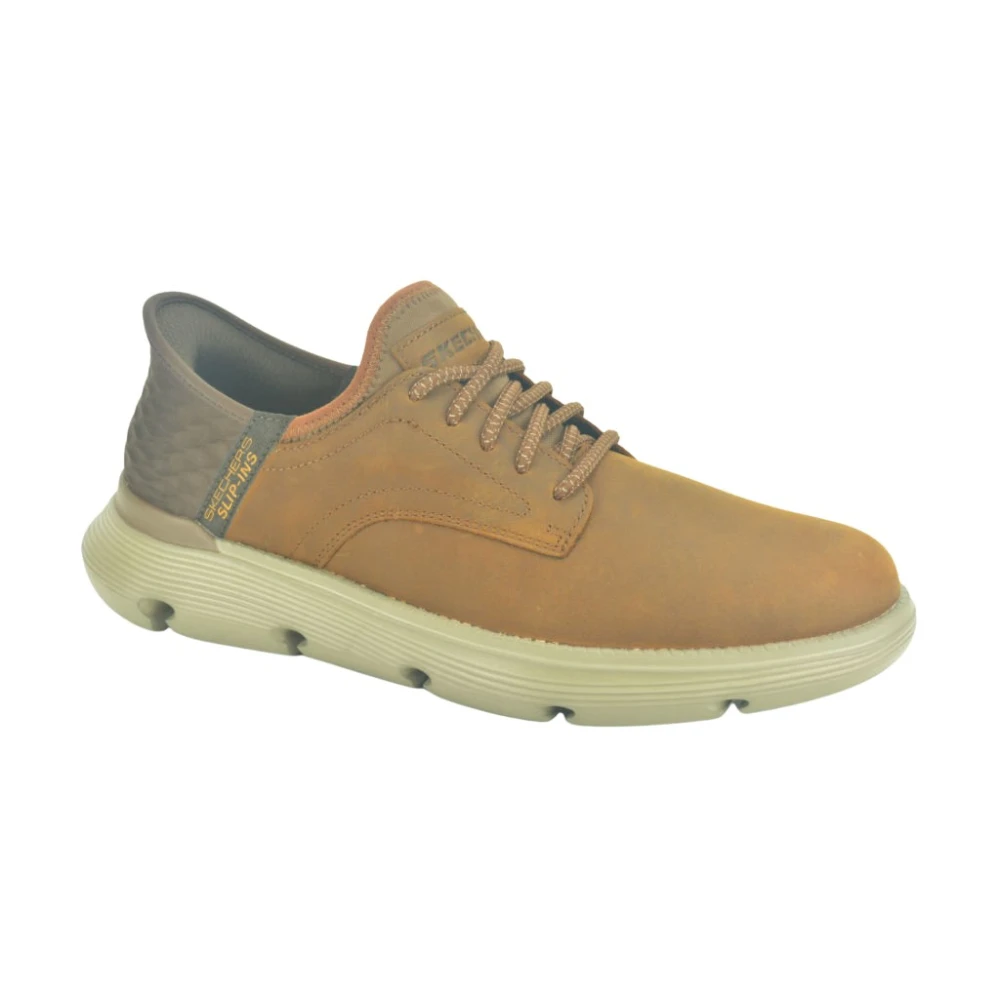 Skechers Cognac VetL. Slip-In Heren Schoenen Bruin