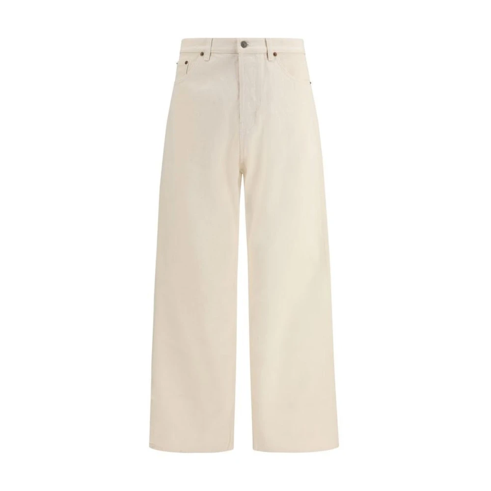 Valentino Garavani - Baumwoll-Denim-Jeans Mit Weitem Bein - Trousers - Herren - Beige - W32 - Bild 8