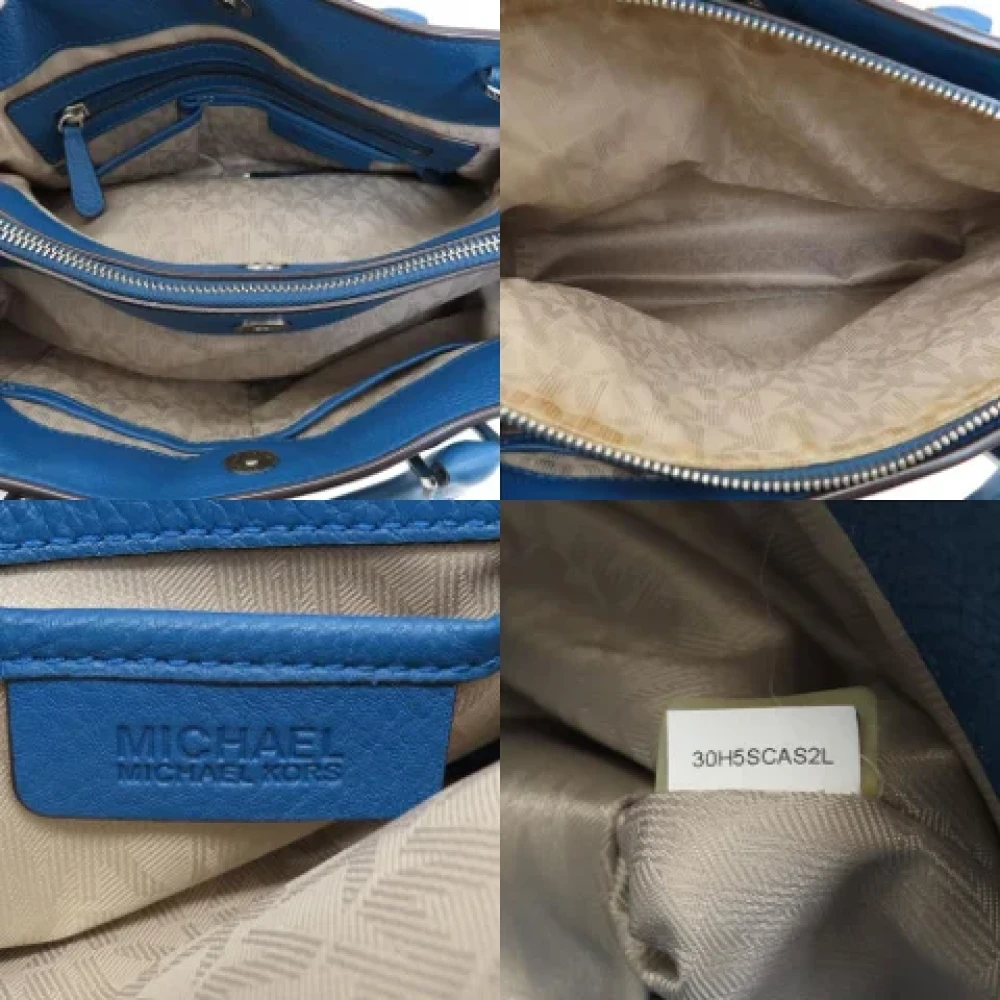 Michael Kors Pre-owned Leather handbags Blue Dames