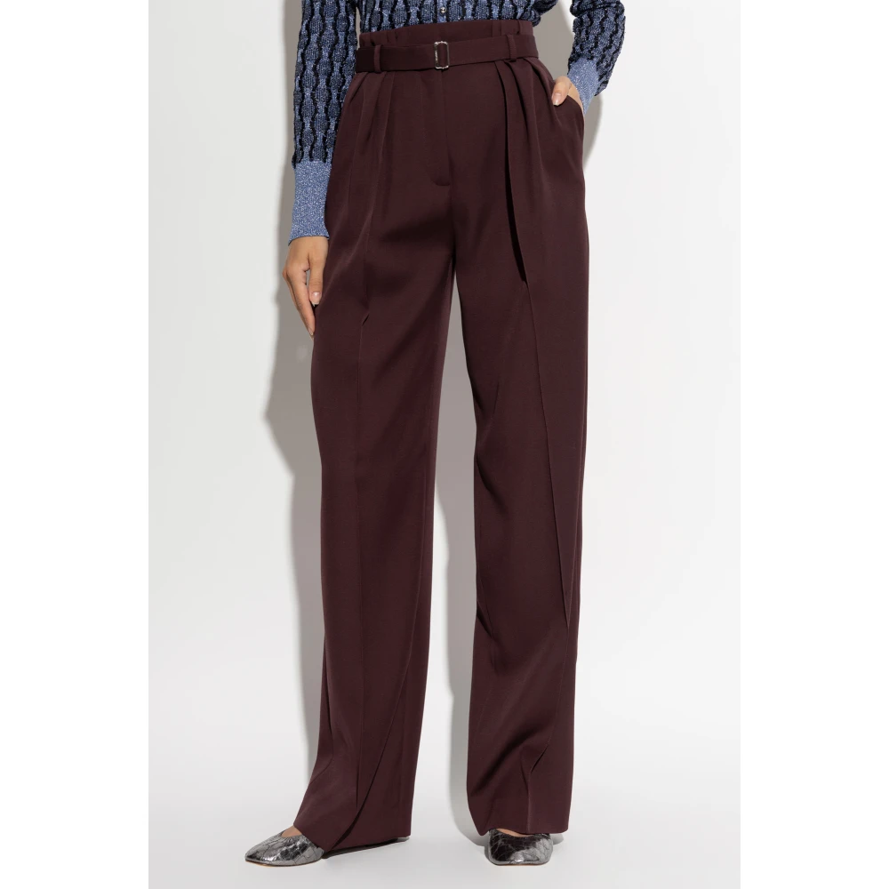 Lanvin Wollen broek Red Dames
