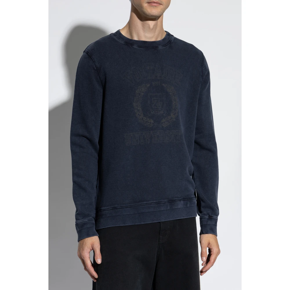 Zadig & Voltaire Sweatshirt Stony Blue Heren