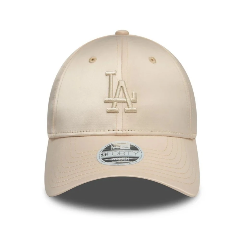 new era LA Dodgers Satin 9Forty Damespet Beige Heren
