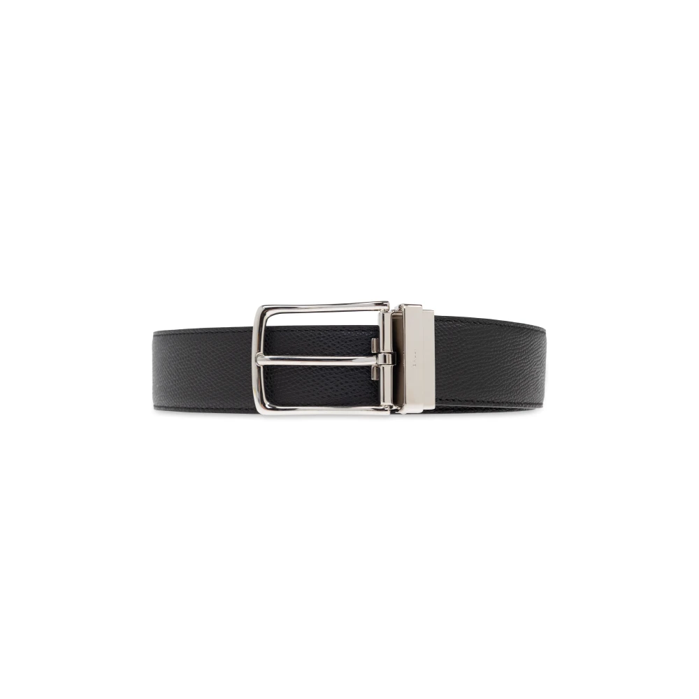 Bally Omkeerbare leren riem Black Heren