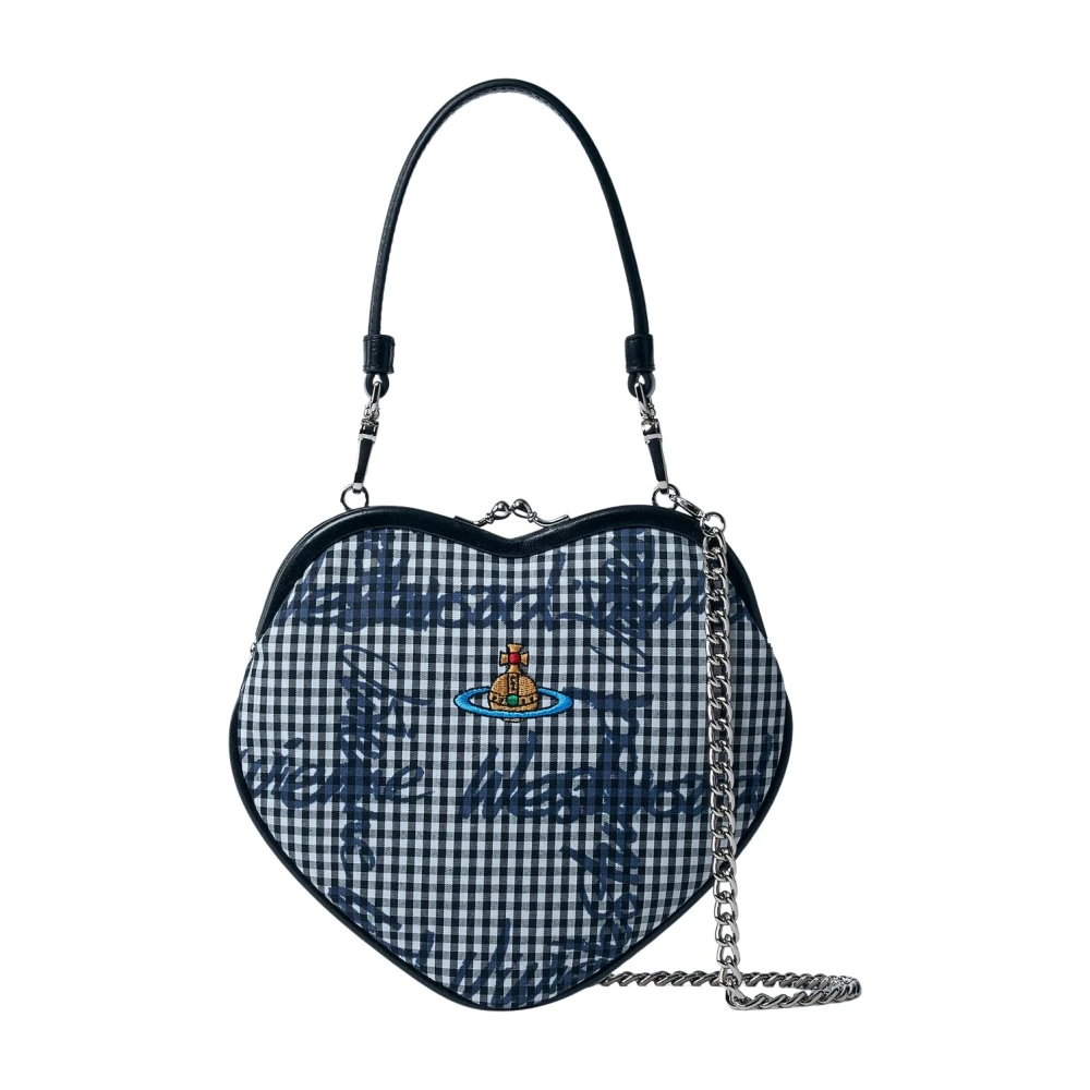 Vivienne Westwood Hart Frame Schoudertas Katoen Klem Multicolor Dames