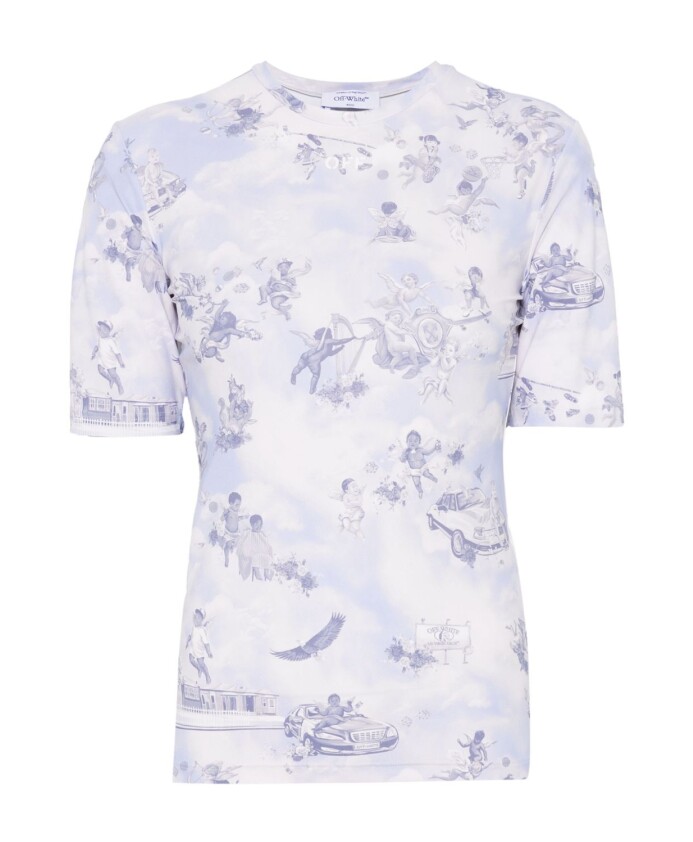 lichtblauwe-top-met-logo-print