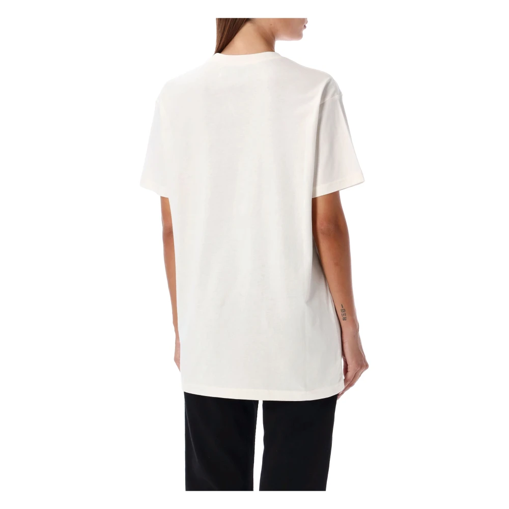 Vivienne Westwood Multicolor Orb Classic T-Shirt Wit White Dames