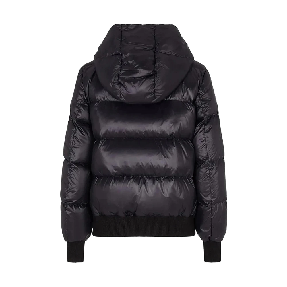 Armani Exchange Zwarte Winterjas Chic Black Dames