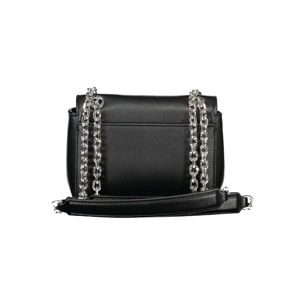 Calvin Klein Zwarte Polyethyleen Handtas Black Dames