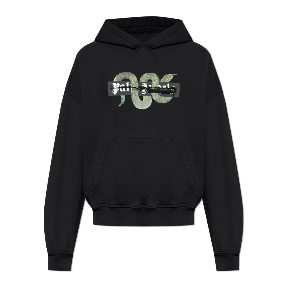 Palm Angels Herren Schwarz Sweatshirts & Hoodies, K, 2XLgröße: