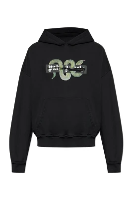 Snake Zip Box Logo Hoodie
