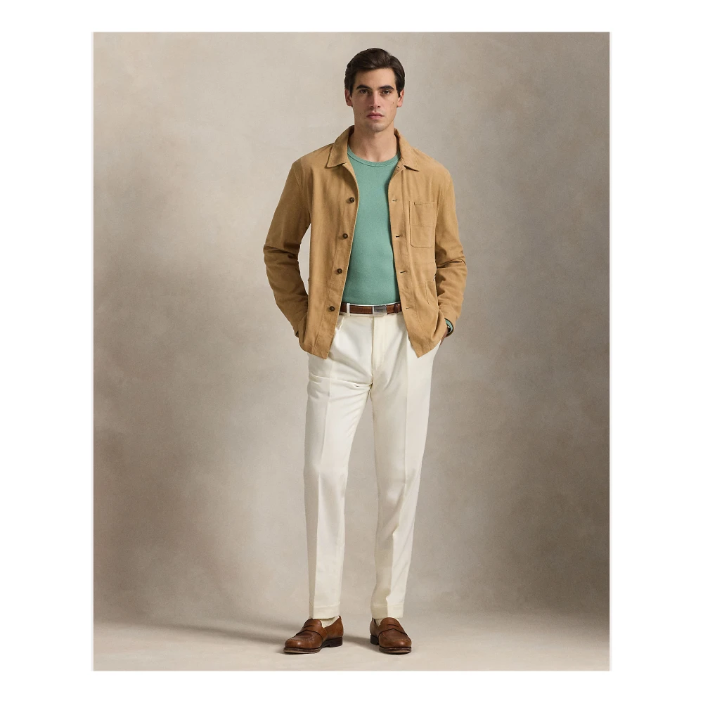 Ralph Lauren Rondgebreide trui Green Heren