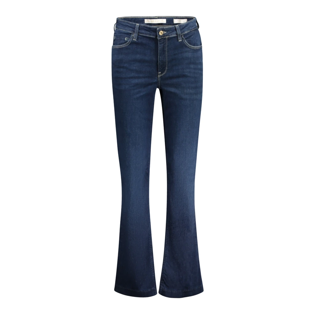 Guess Denim Skinny Jeans Blauw Contrast Details Blue Dames