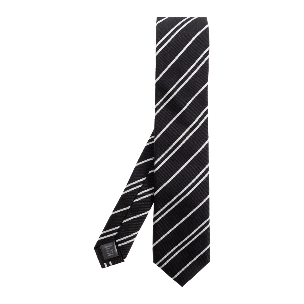 Dolce & Gabbana Men's Black Ties, One Size, Silk Tie