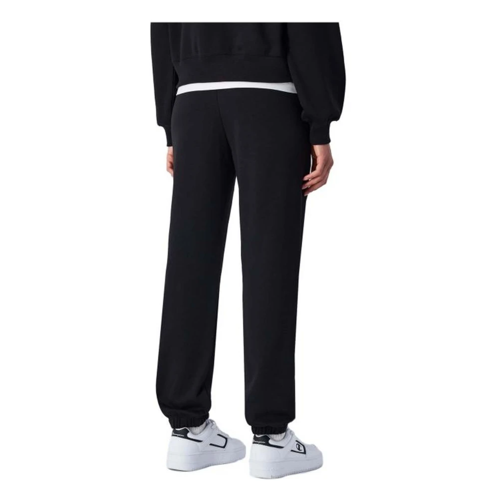 Champion Elastische manchet lange broek Black Dames