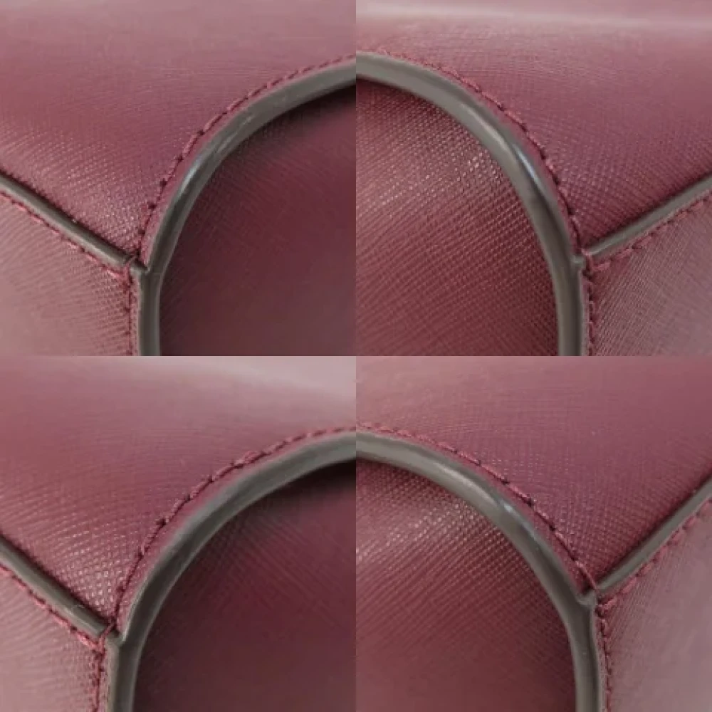Michael Kors Pre-owned Leather shoulder-bags Red Dames