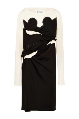 monochrome-midi-dress
