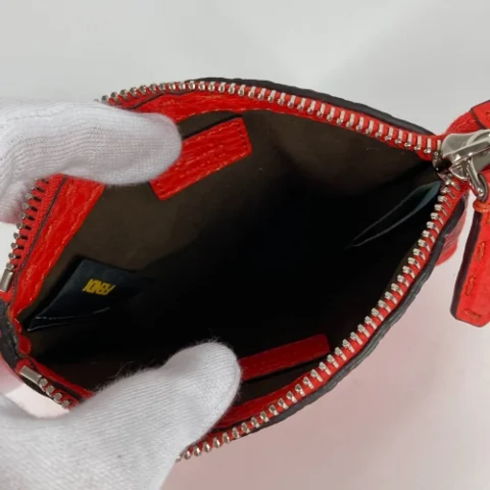 Fendi Vintage Pre-owned Leather fendi-bags Red Dames