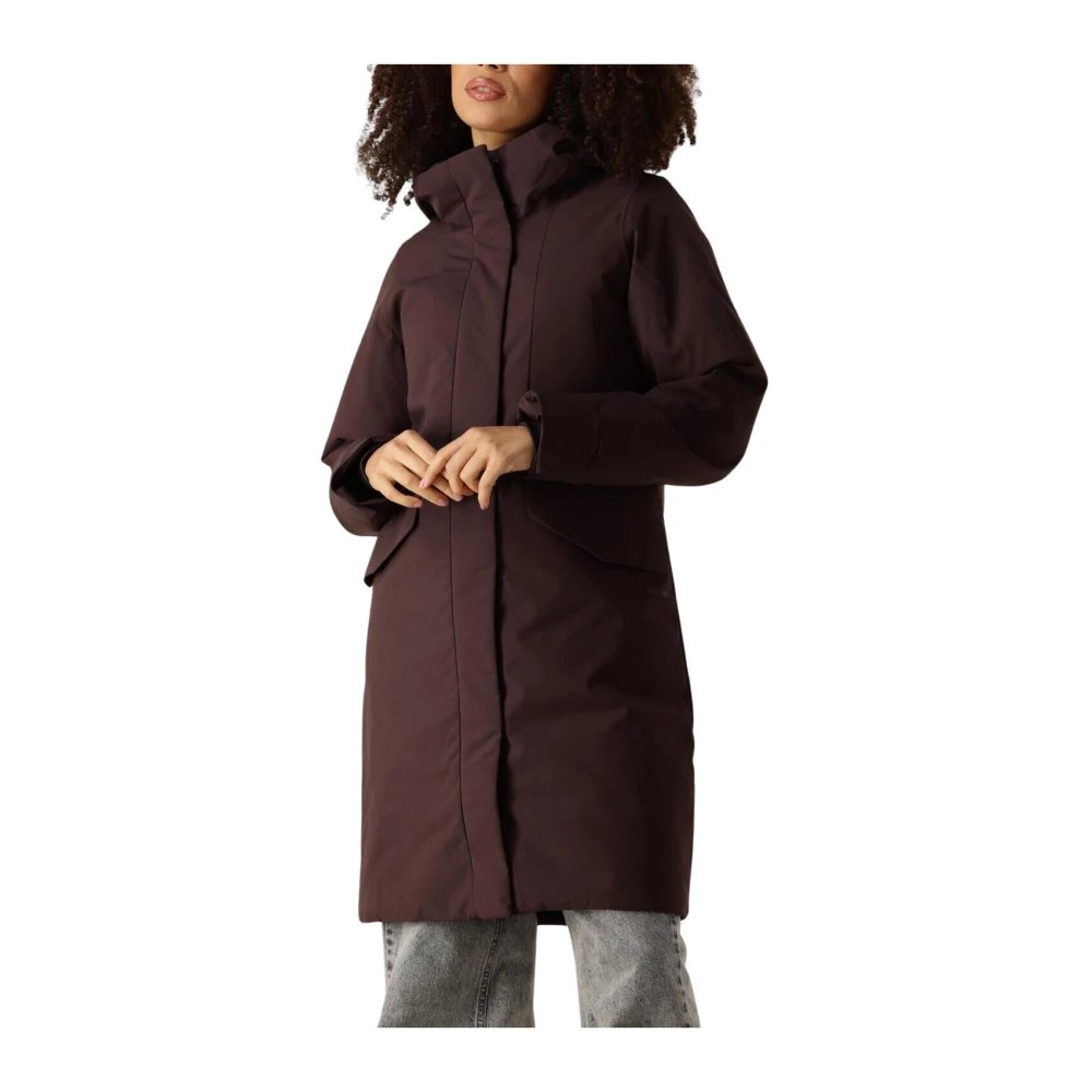 Elvine Bordeaux Gewatteerde Jas Signy Red Dames
