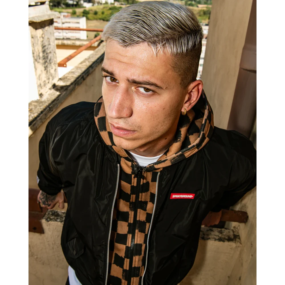 Sprayground Stijlvolle jassen voor mannen en vrouwen Black Heren
