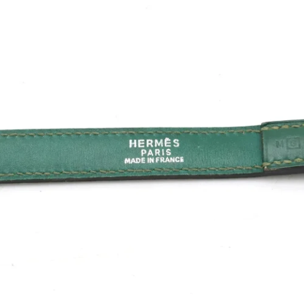 Hermès Vintage Pre-owned Leather belts Green Dames