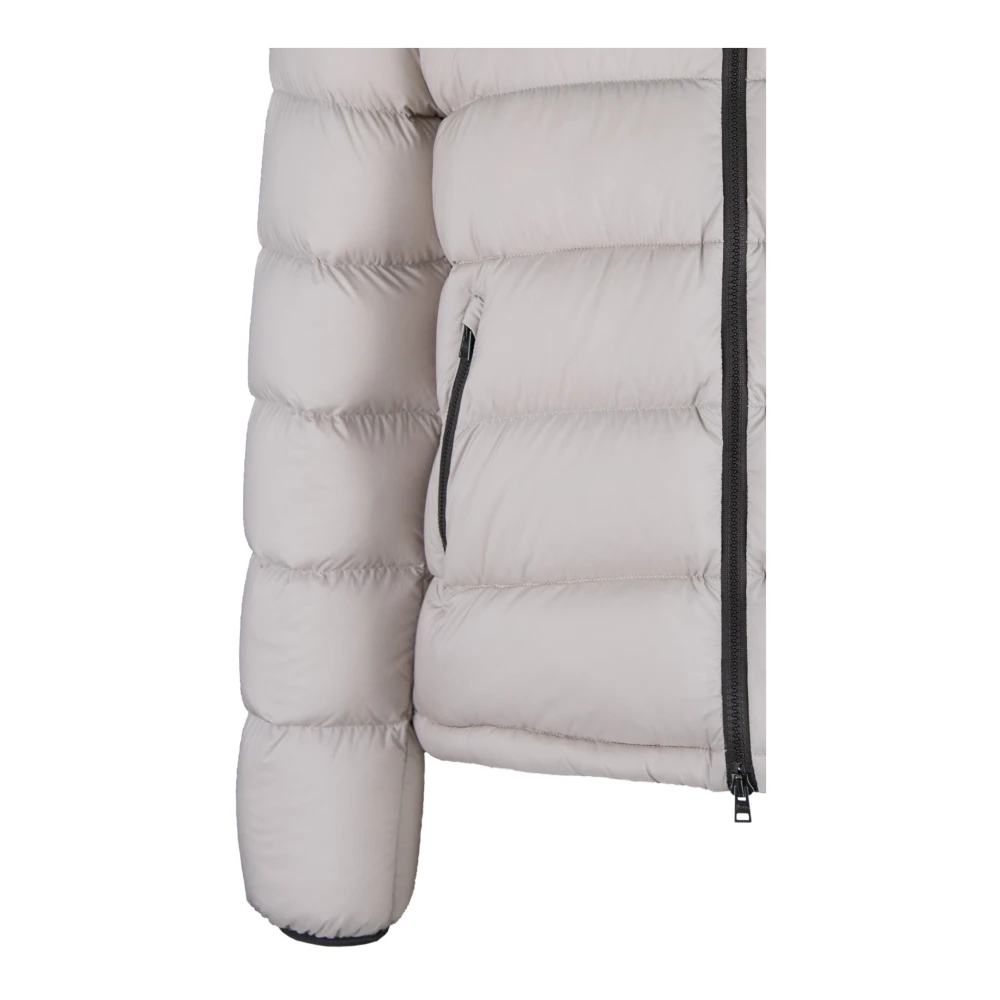 Herno Heren Zip-Up Puffer Jacket Beige Heren