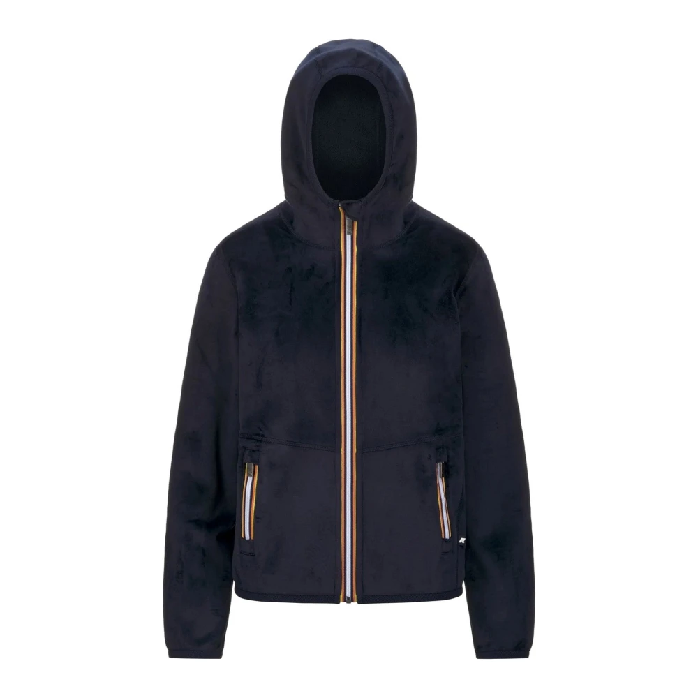 K-way Polyesterjas met stijl K8138Nw-A2B Blue Dames