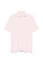 polo-rose-poudre-a-manches-courtes