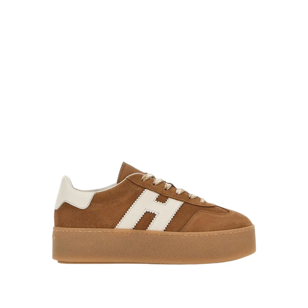 Hogan H698 Allacciato Dames Schoenen Bruin
