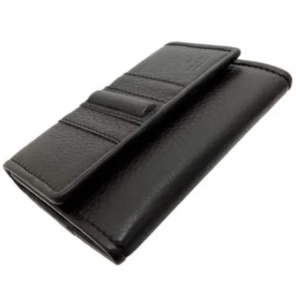Gucci Vintage Pre-owned Leather wallets Brown Heren