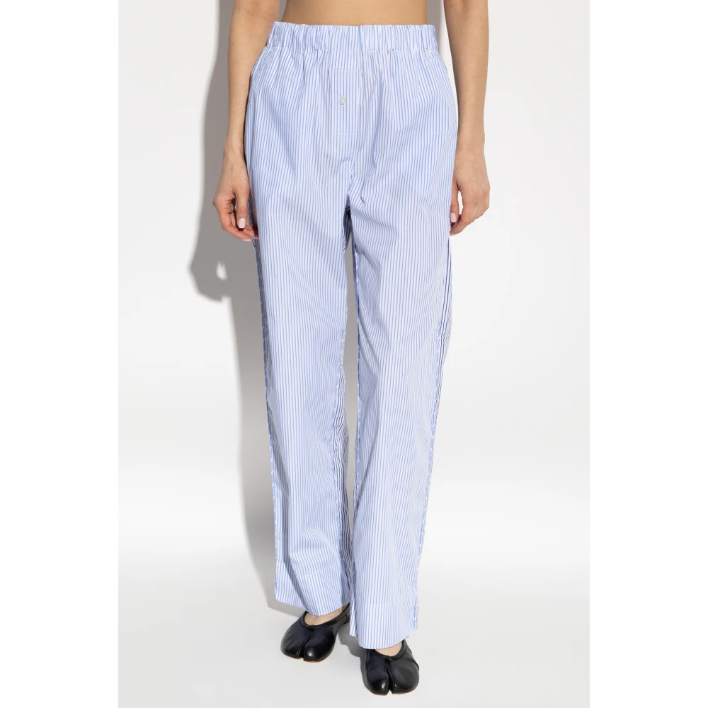 Munthe Fidda pyjamastijl broek Blue Dames