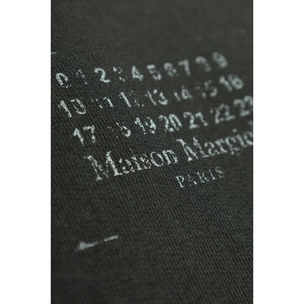 Maison Margiela Sweatshirt met vintage effect Gray Heren