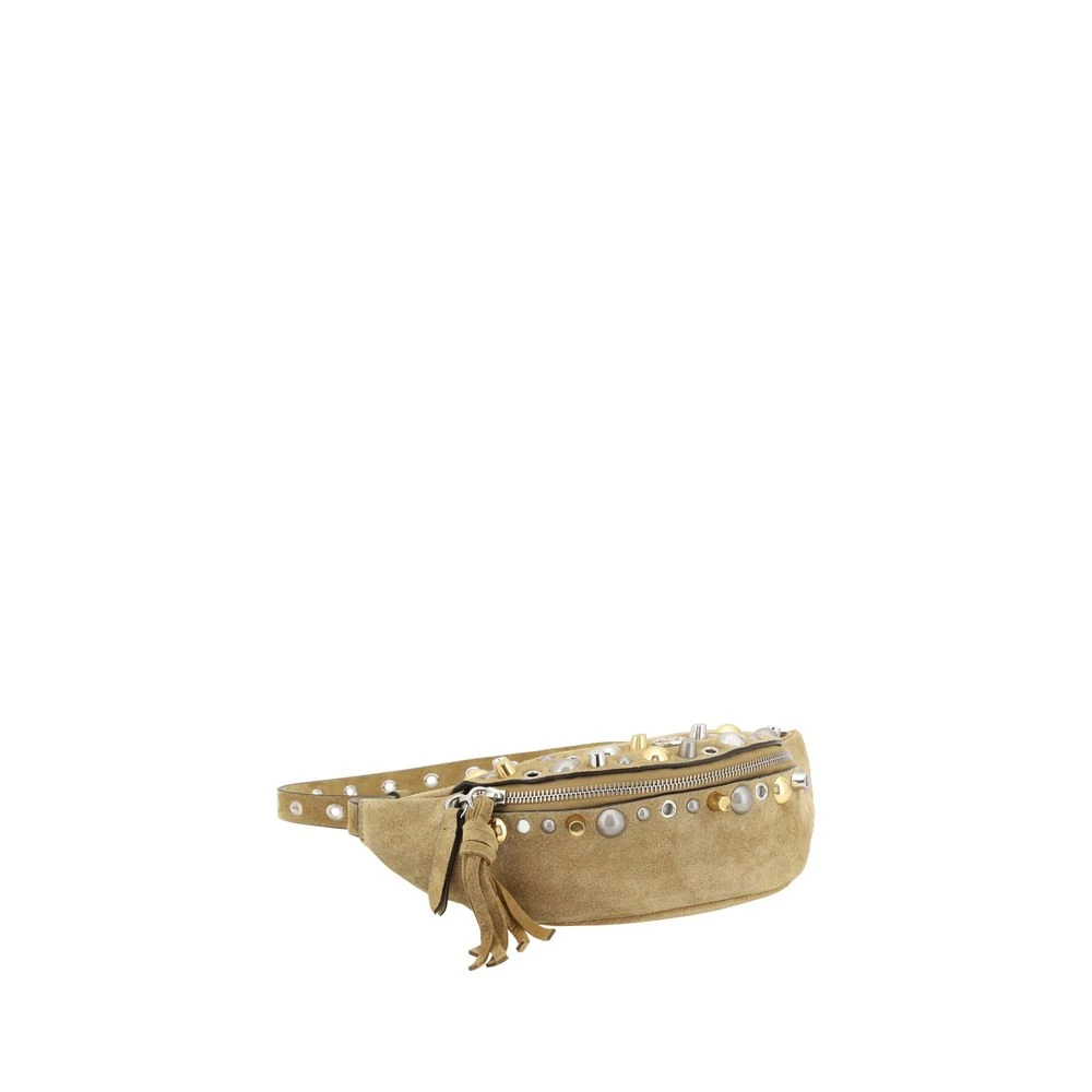 Valentino Garavani Leren heuptas met rits Beige Heren