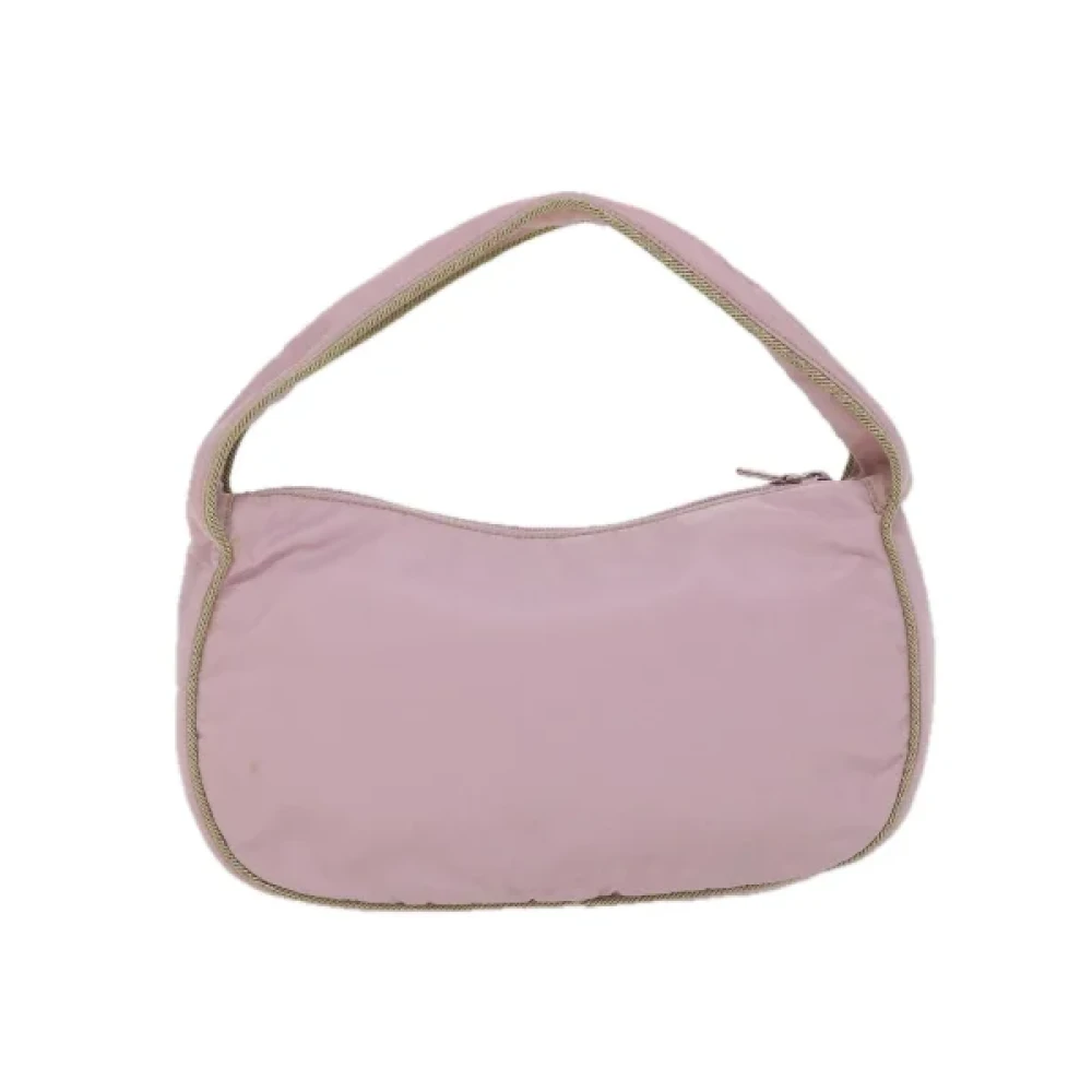 Prada Vintage Pre-owned Nylon prada-bags Pink Dames