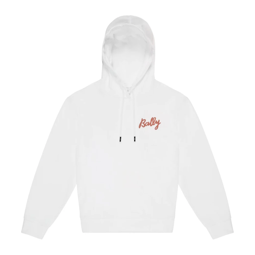 Bally Logo hoodie sweatshirt White Dames