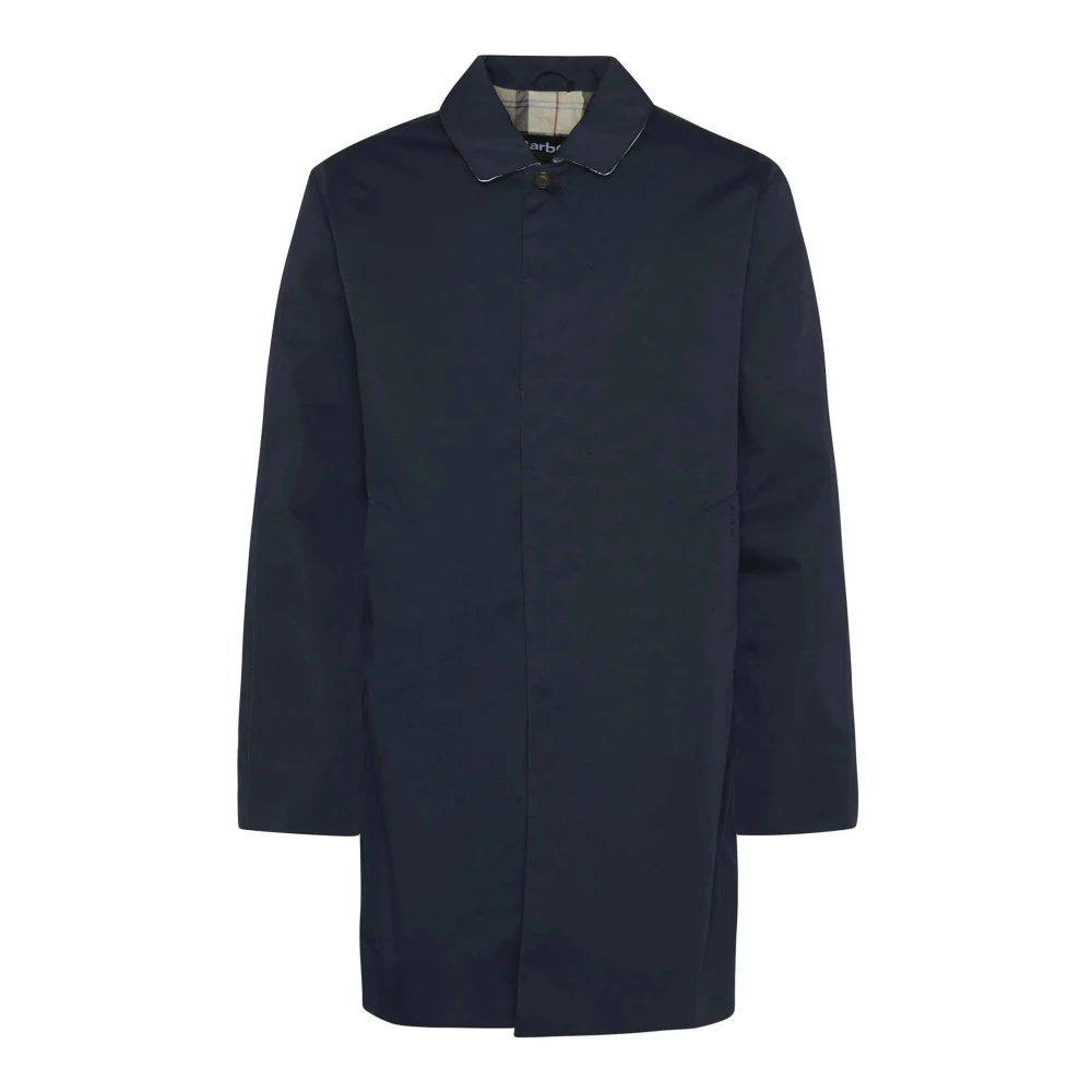 Barbour Men's Blue Parkas, Xl, Tailored Fit Coat