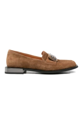 Loafers med krokodilprägling