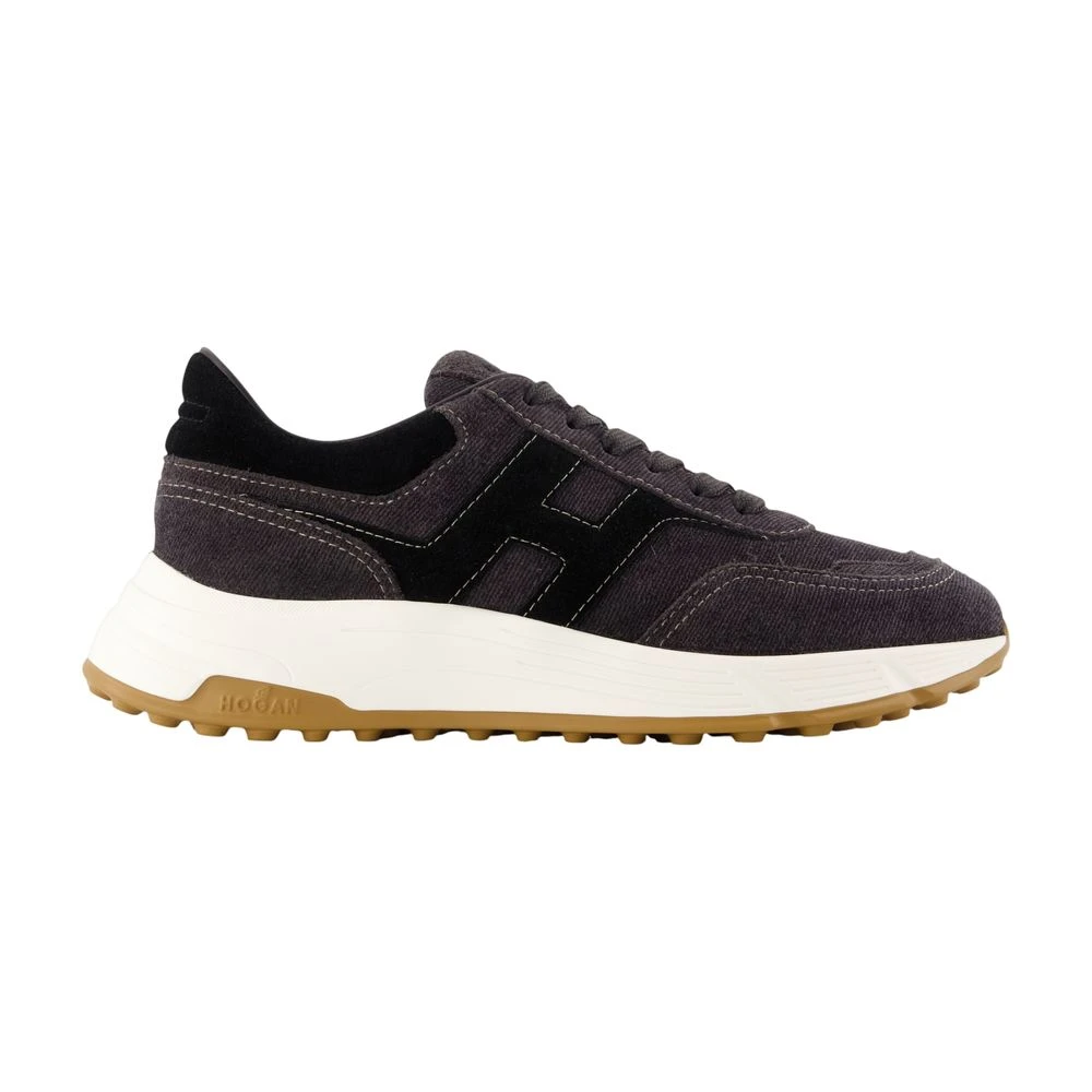 Hogan Sneakers, Male, 7 Uk, Hyperlight Allacciato H Trainers Black