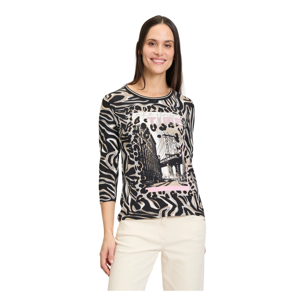 Betty Barclay Dierenprint Basic Shirt Multicolor Dames