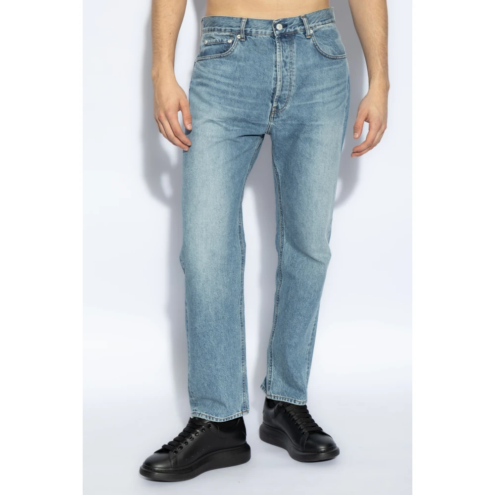 Officine Générale Jeans met zakken Blue Heren