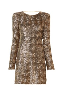 camel-brown-sequin-besat-kjole