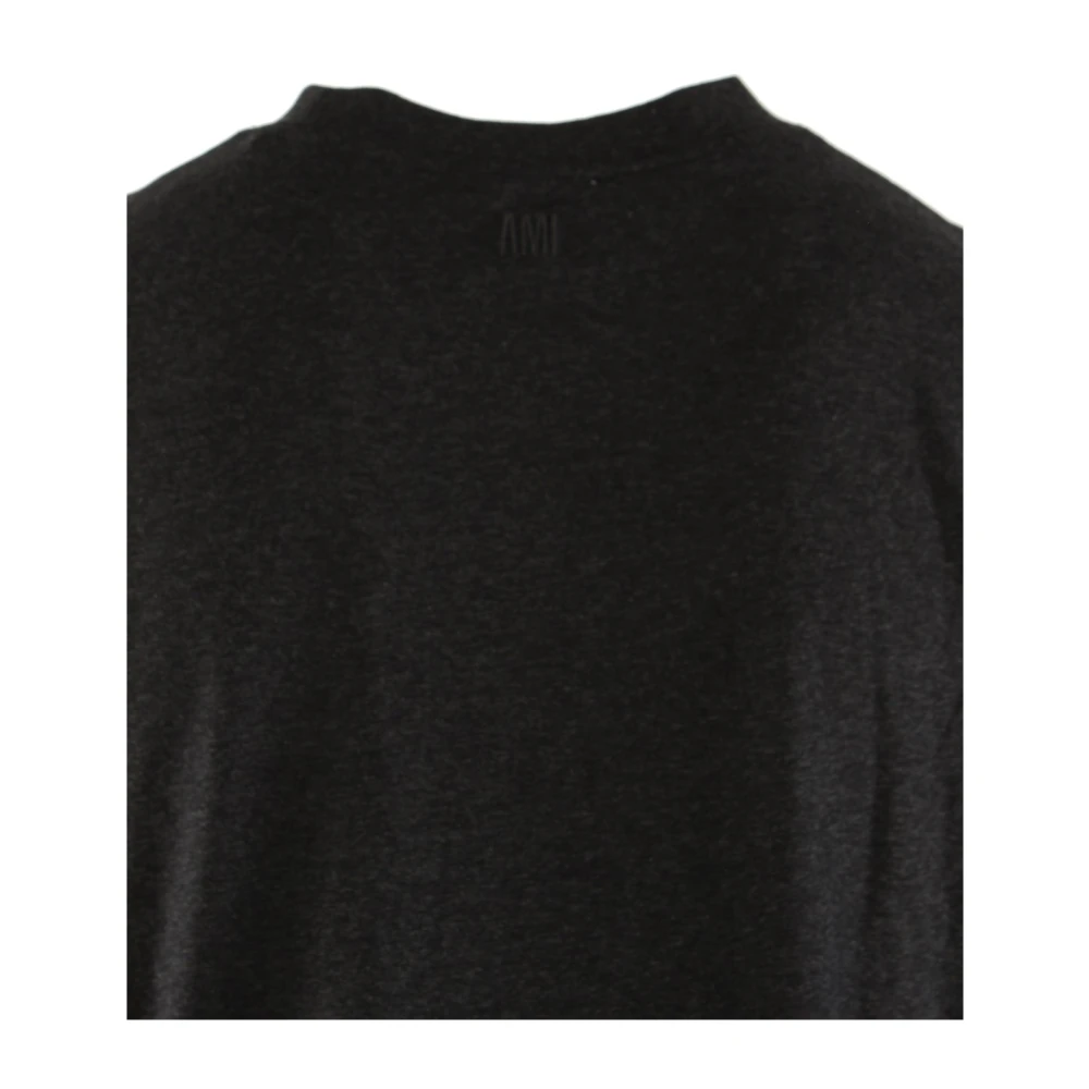Ami Paris Oversized Grijs T-shirt Uts011.717 Gray Heren