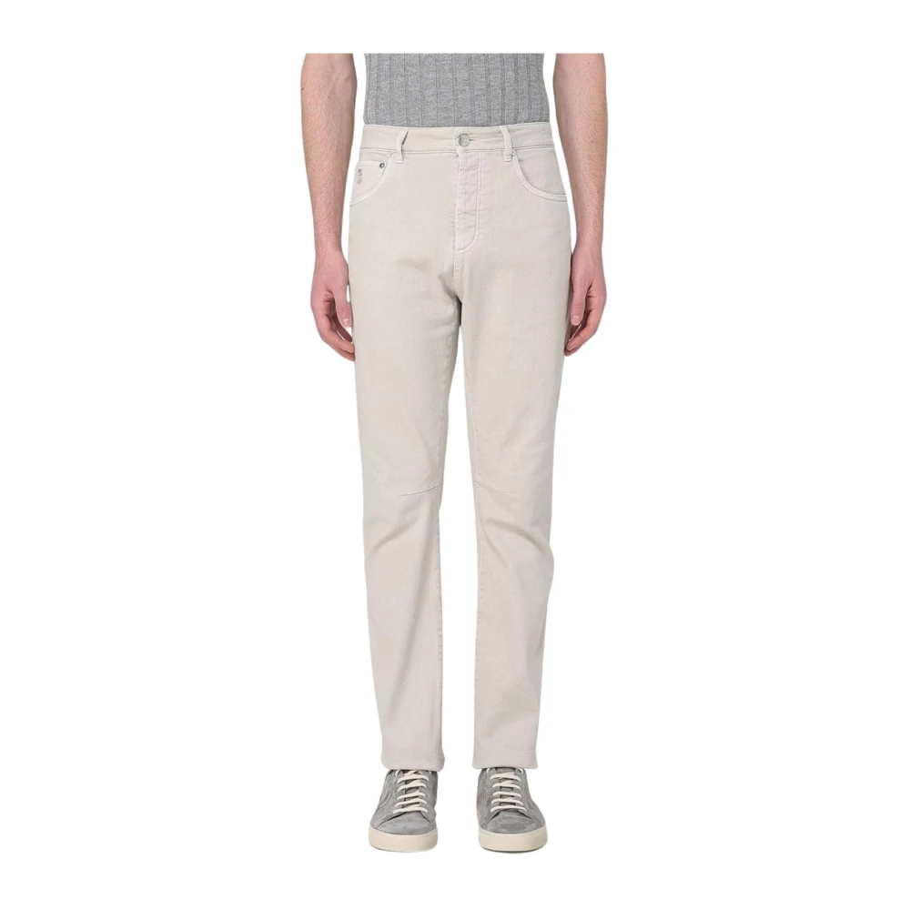 Trousers > Slim-fit Trousers - - Brunello Cucinelli - Modalova