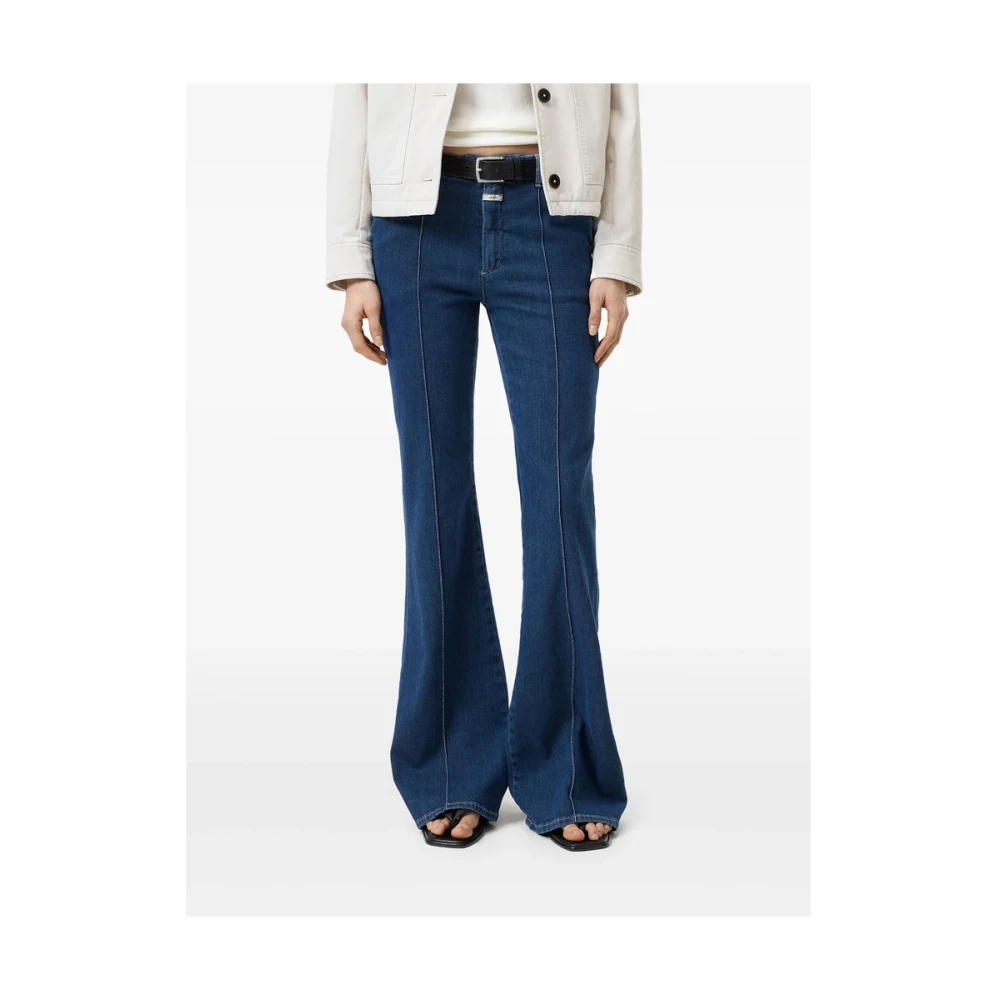 closed Indigo Blauwe Denim Jeans met Achterzak Blue Dames