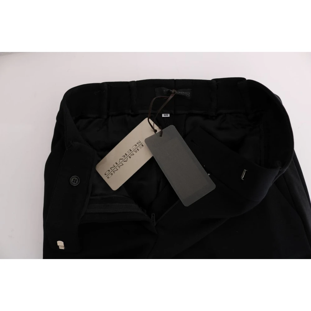 Ermanno Scervino Straight Trousers Black Dames